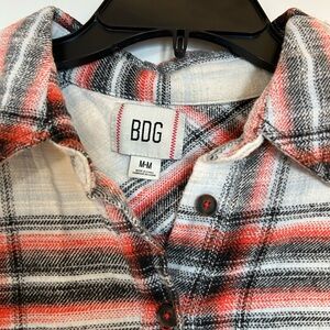 BDG Red and Black Checkered Shirt